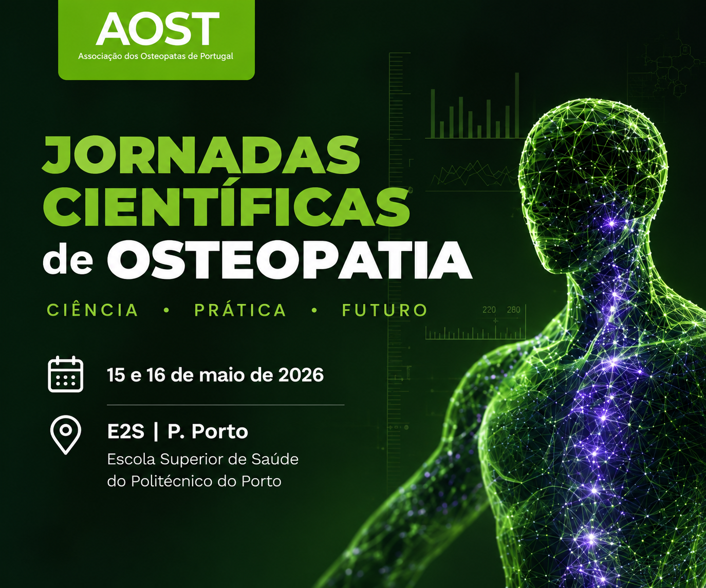 Jornadas Científicas de Osteopatia AOST — 15 e 16 de maio de 2026
