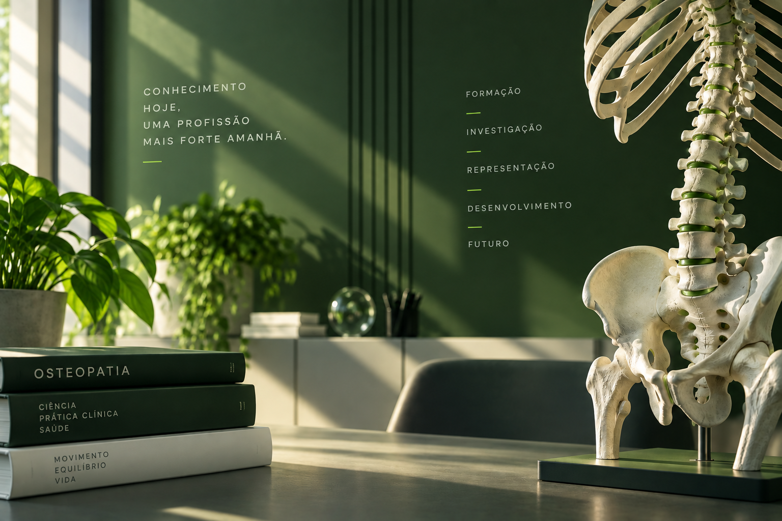 Osteopatia, conhecimento, formação e desenvolvimento profissional